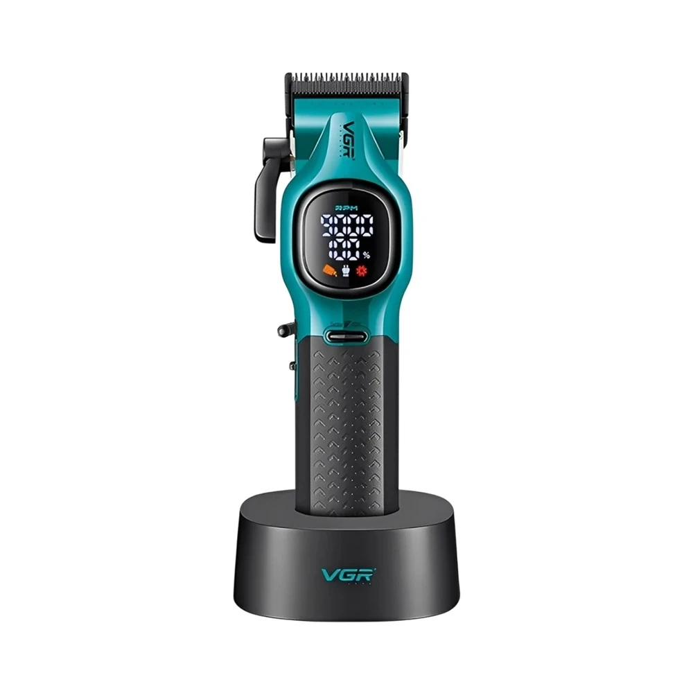 Cortador de Cabelo Recarregável VGR Voyager Profissional V-886C - Verde