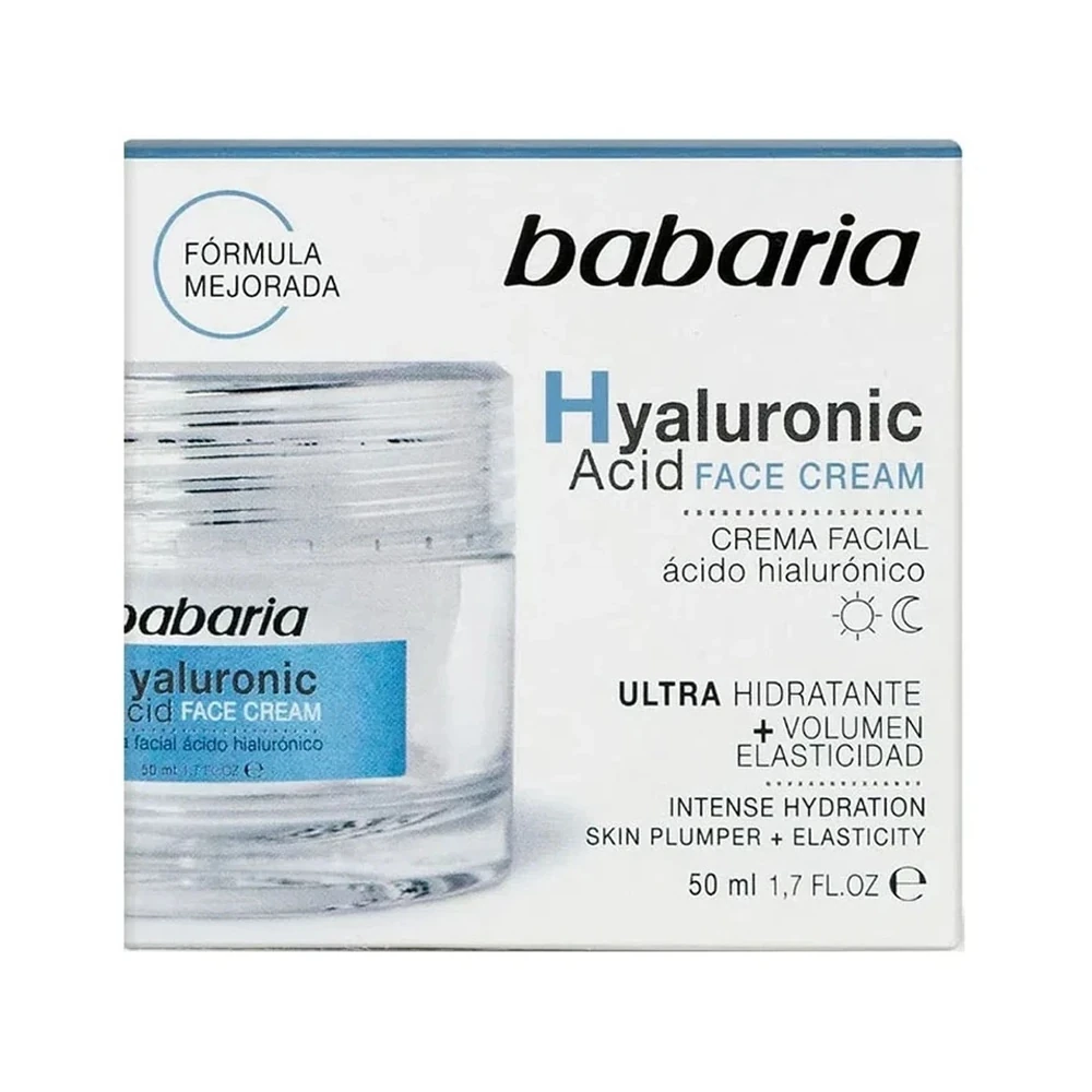 Creme anti-rugas Babaria Ácido Hialurônico - 50mL