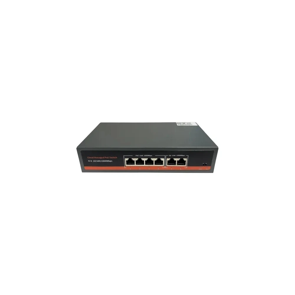 Switch F. 04POE 75W 10/100/1000MBPS 4GE(PoE)+2GE S21-4GP2G