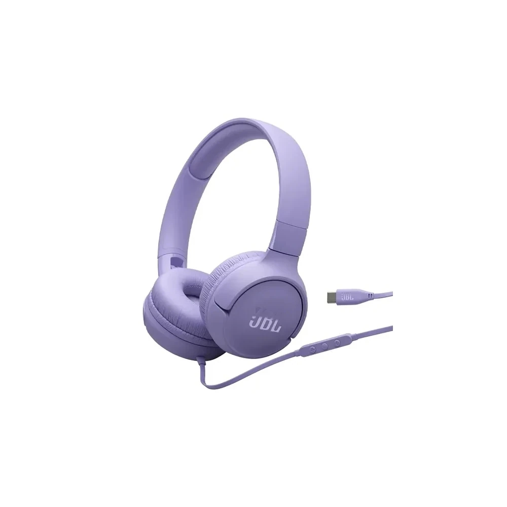 Fone de Ouvido JBL Tune 520C com Microfone e Cabo de 1,20 Metro - Roxo