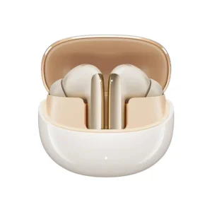 Fone de Ouvido Sem Fio QCY Buds Anc BH24HT08A com Cancelamento de Ruído Ativo/Cancelamento de Ruído Passivo - Dourado