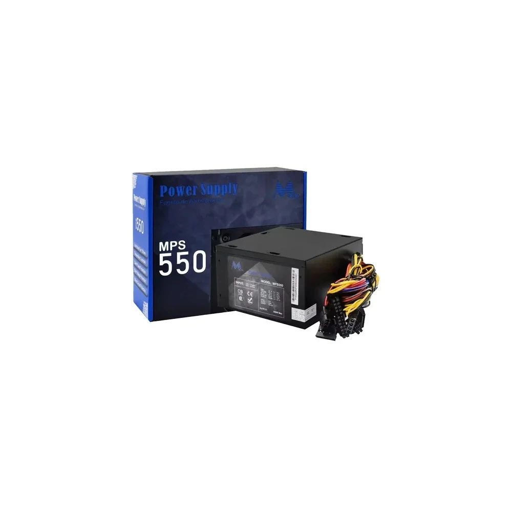 Fonte Mtek MPS550 ATX 550W - Preto