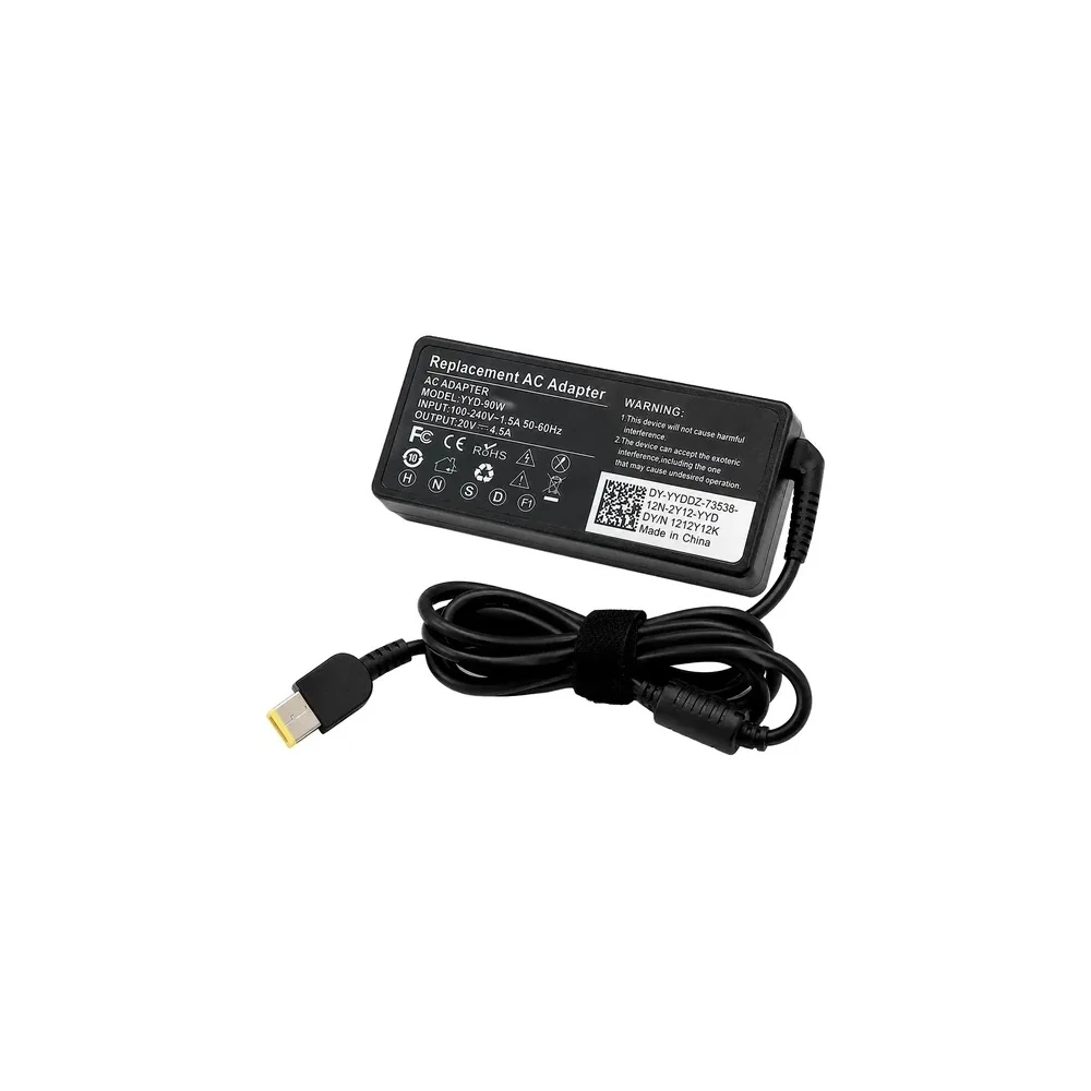 Fonte Notebook Lenovo Bivolt 20V 4.5A 90W
