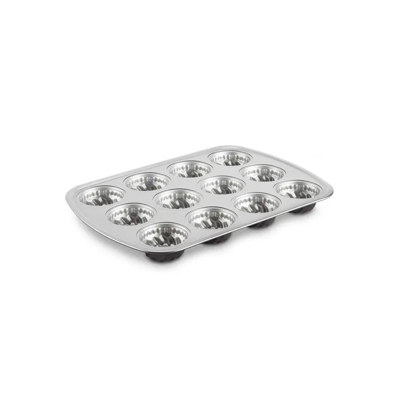 Forma de Assar Antiaderente Cuisinart AMB-12MBNT Classic Mini Bolo Bundt 12 Xícaras