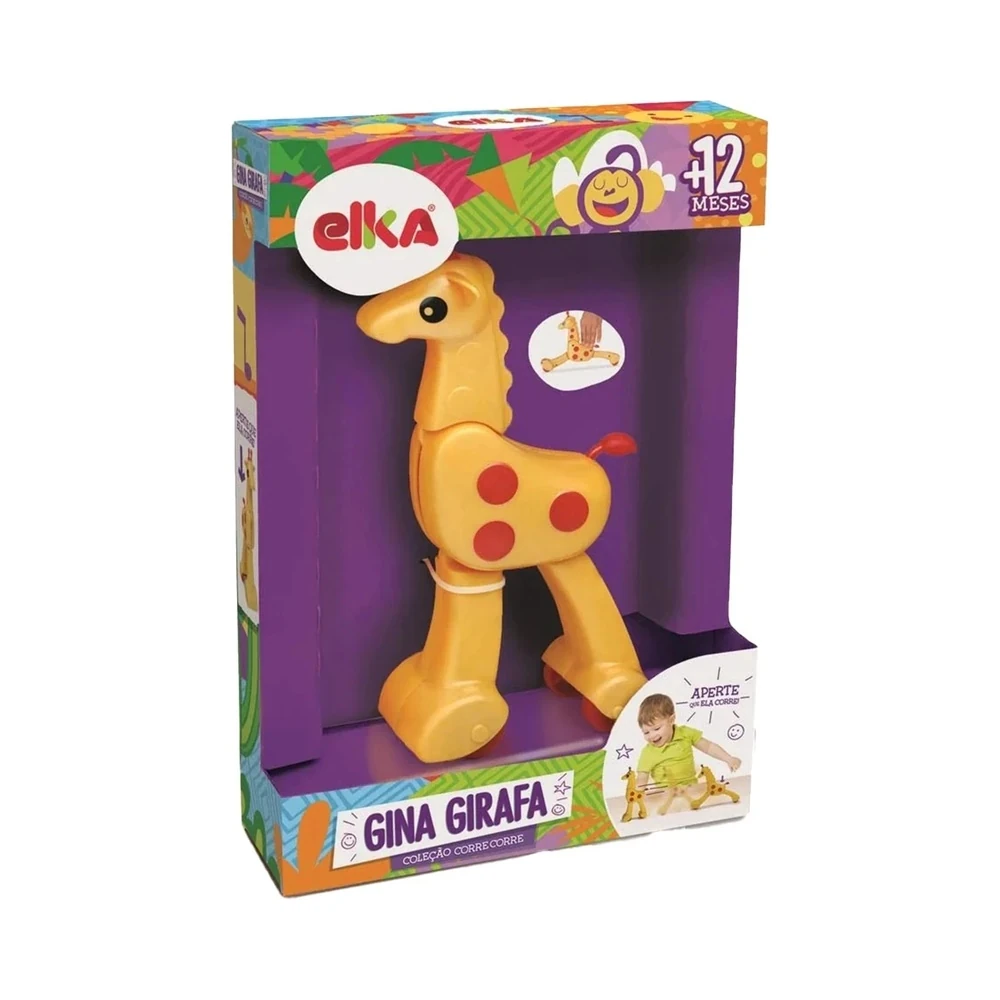 Brinquedo Gina Girafa Corre Corre da Elka - 286