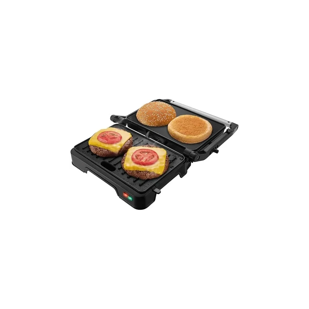 Grill Mondial Master Press Duo PG-01-180 - 3 Em 1 - 1000W - 110V/60Hz - Preto e Prata