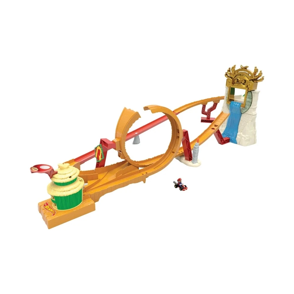 Brinquedo Hot Wheels Mario Jungle Kingdom Raceway Super Mario Bros. Mattel - HMK49