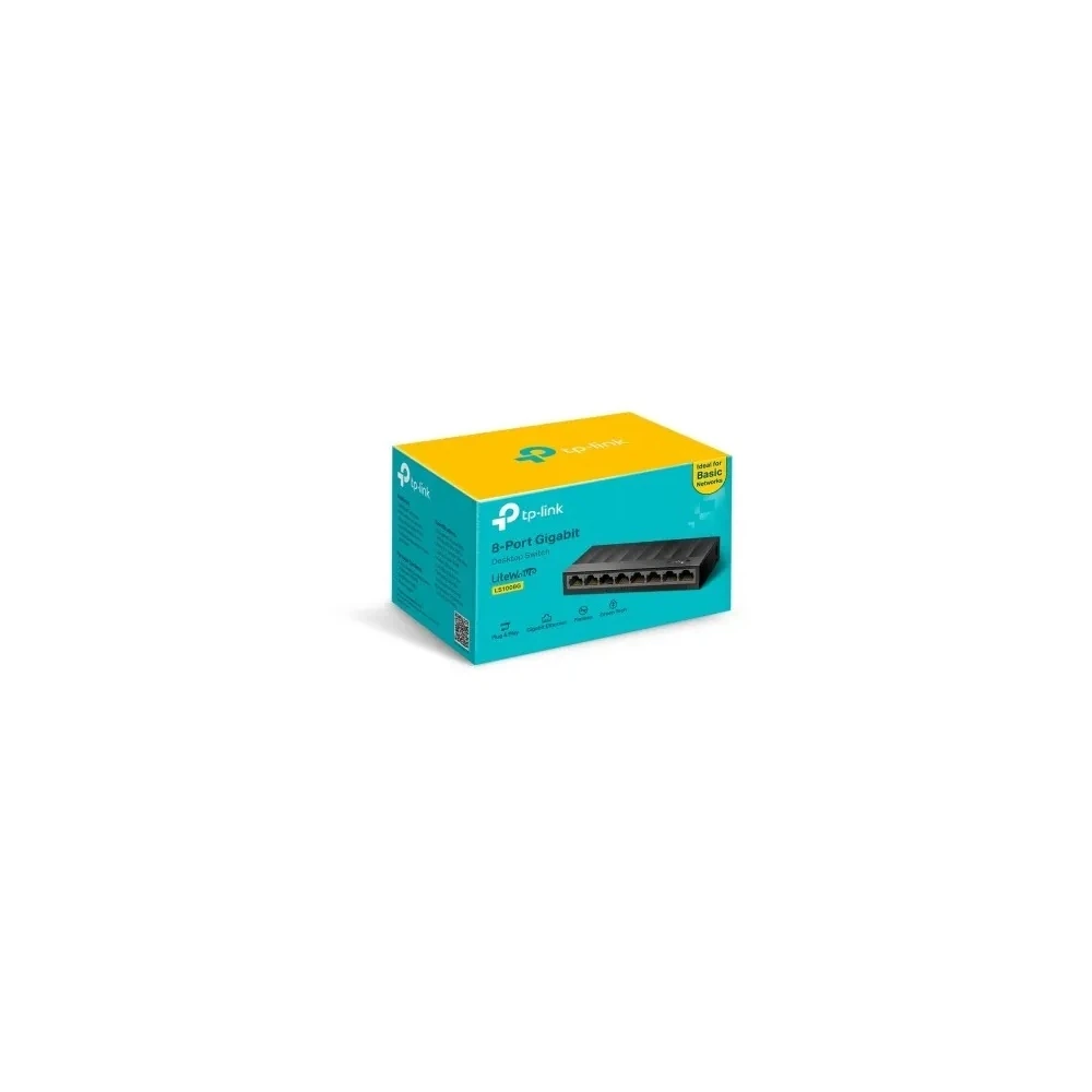 Hub 8P TP-Link LS1008G 10/100/1000 Case Plástico