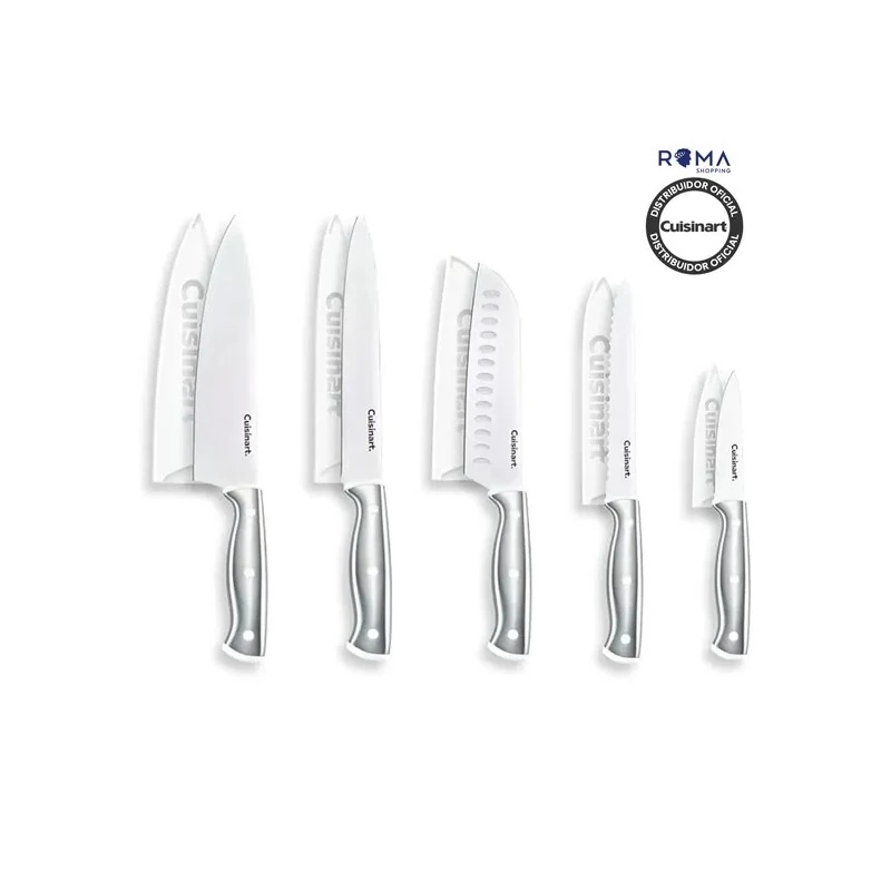 Jogo de Facas Cuisinart C77CR-10PC Rebite Triplo - 10 Peças