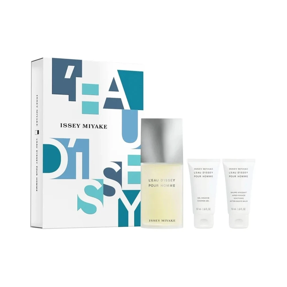 Kit Perfume Issey Miyake L'eau D'issey Pour Homme EDT 125mL + Gel de Banho + Pós-Barba 2x50mL