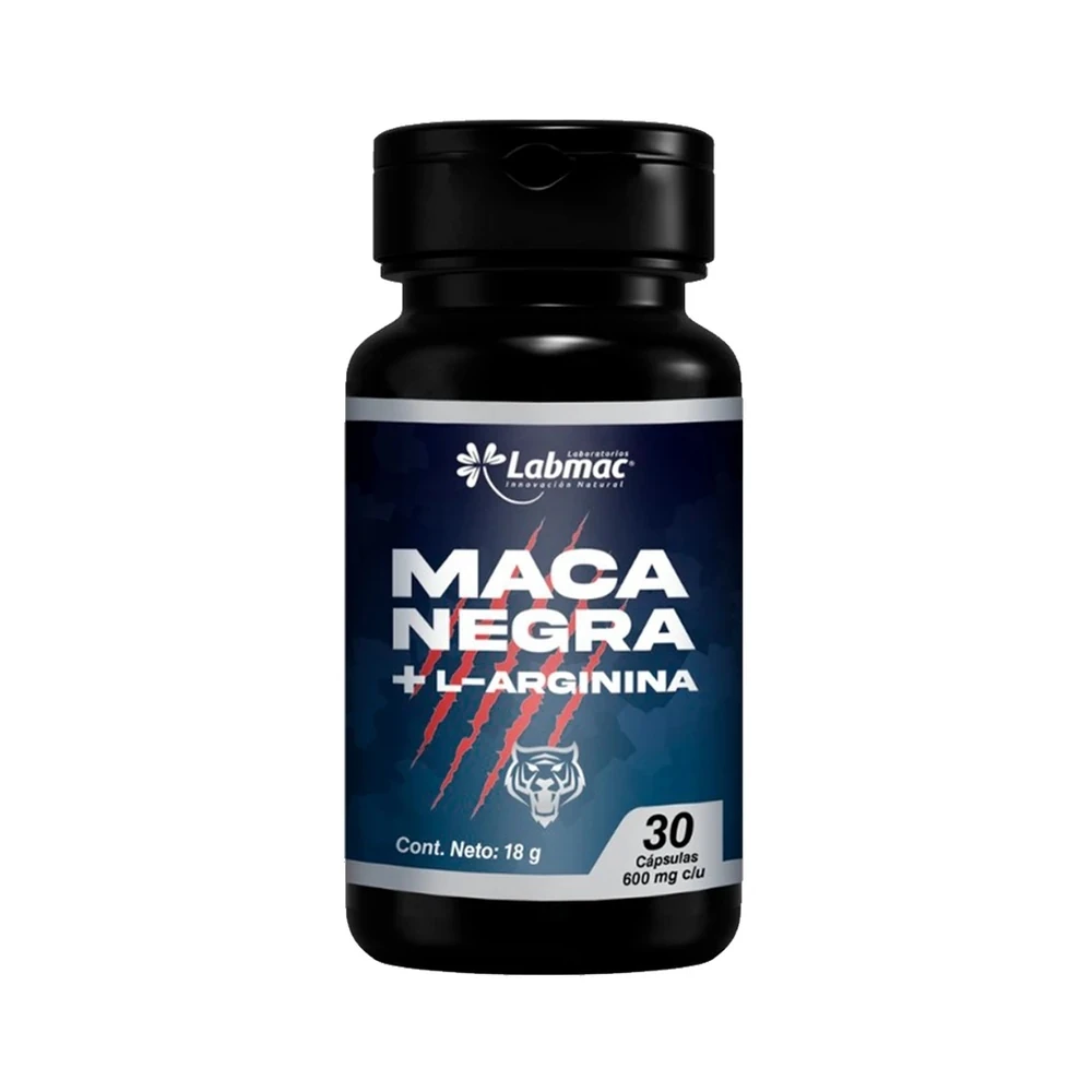 Maca Negra Labmac Prosta + L-Arginina (30 Cápsulas)