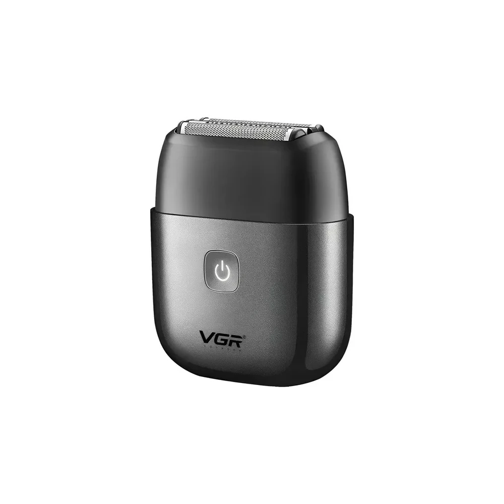Máquina de Barbear VGR V-340 Barbeador Shaver Mini com LCD