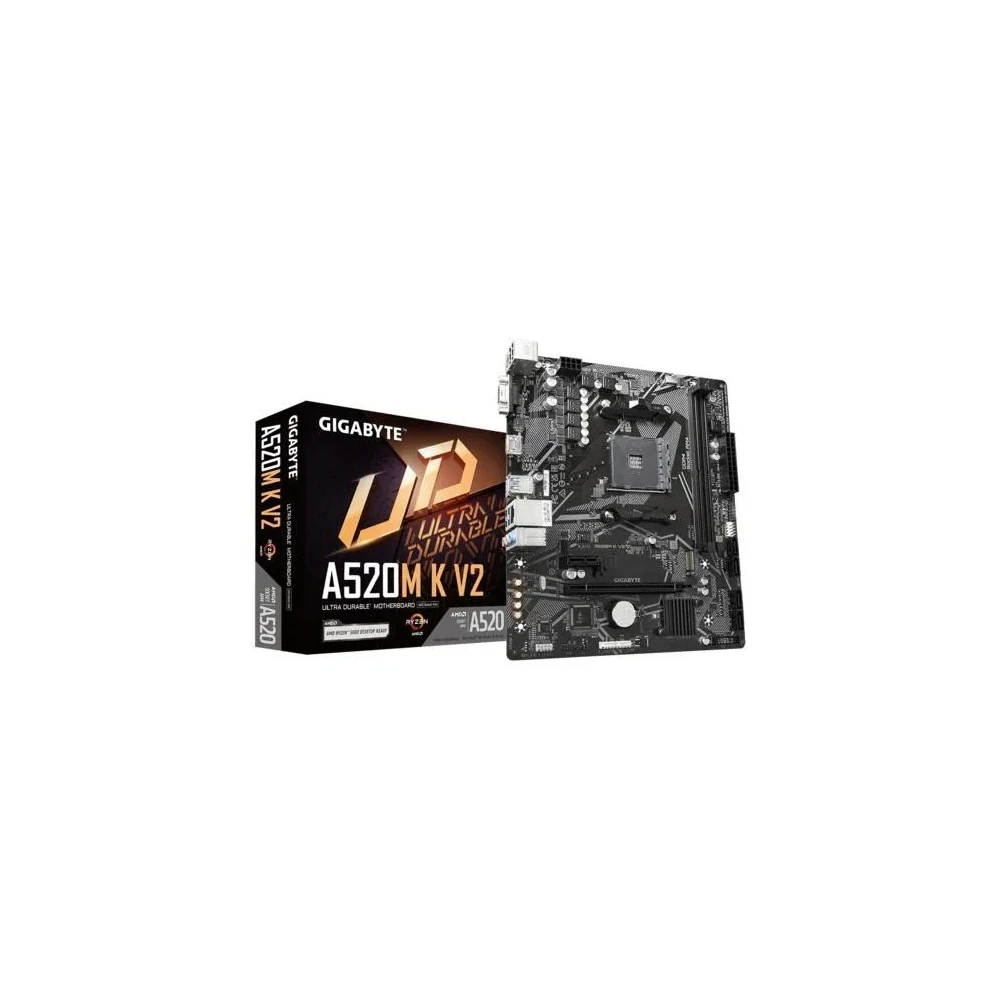 Placa Mãe AM4 Gigabyte A520M K V2 HDMI/DDR4