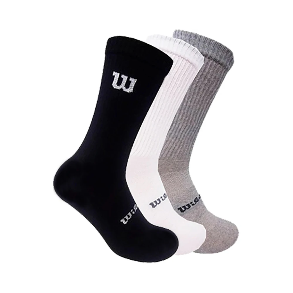 Meias Grandes Wilson B7969 - Tricolor (3 Pares)