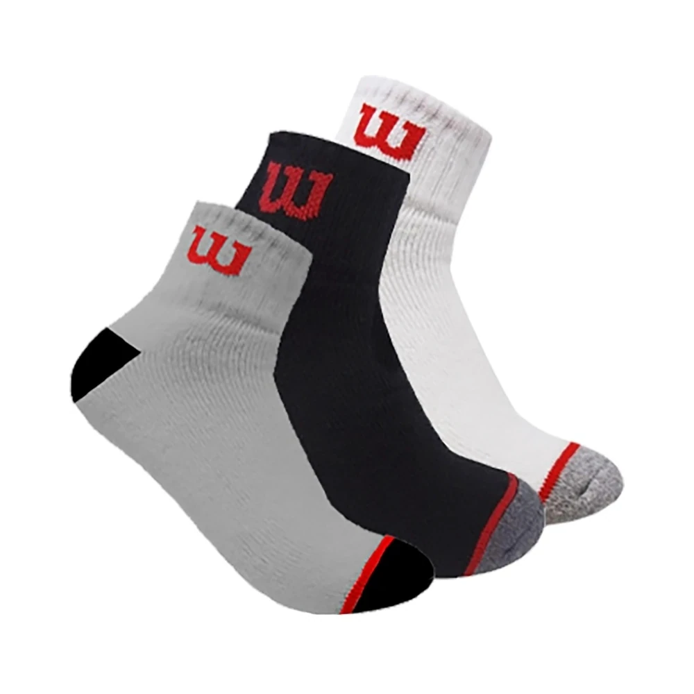 Meias Soquetes Wilson B7970 - Tri-Color (3 Pares)