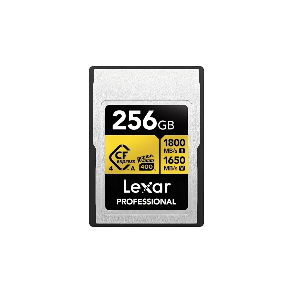 Cartão de Memória Cfexpress Lexar Professional Gold Series Tipo A 1800-1650 MB/s 256 GB (LCAEXG4256G-Rneng)