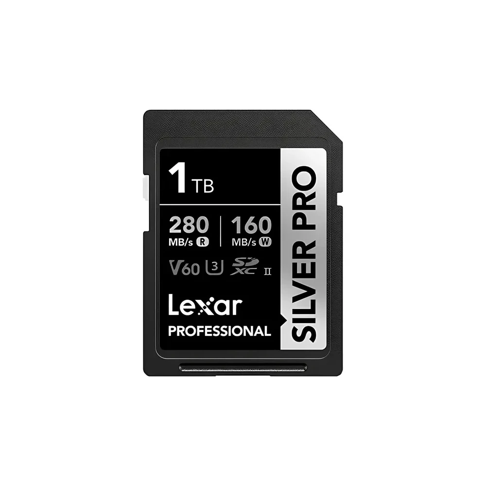 Cartão de Memória SD Lexar Professional Silver Pro 280 MB/s-160 MB/s C10 1 TB ((LSDSIPR001T-BNNNG)