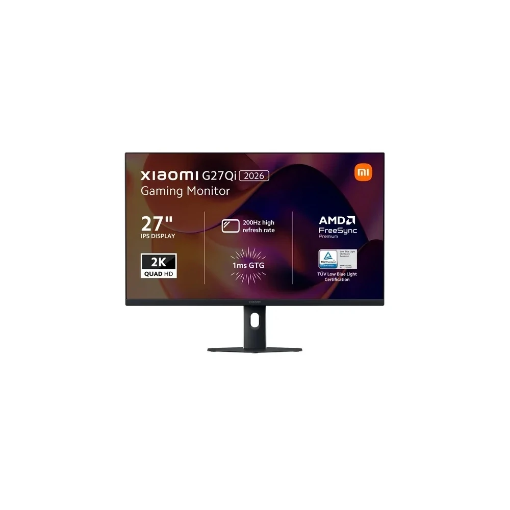 Monitor Gamer Xiaomi G27QI 2026 ELA6556EU 27" 2K Quad HD 180Hz IPS - Preto