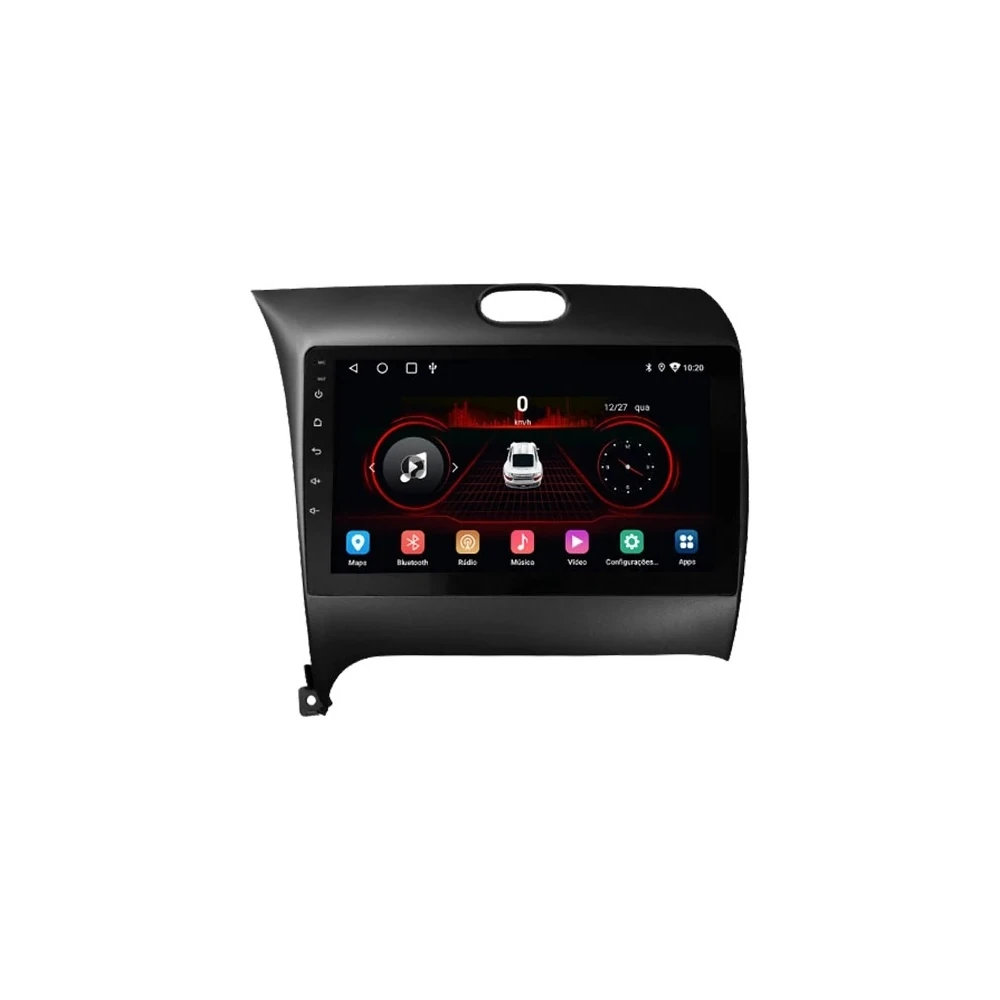 Kit Multimídia Hetzer H-PRO Android 13 Tela de 9" para Kia Cerato 2016/18 (Sem Canbus)