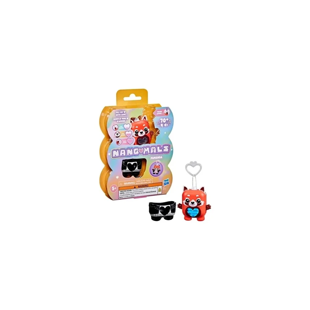 Brinquedo Nano Mals Pamanda Panda-Vermelho Eletrônico +70 Respostas