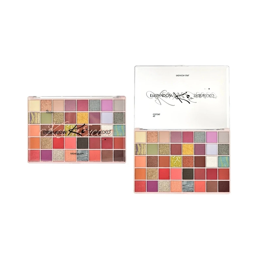 Paleta de Sombra Kevin & Coco Eyeshadow Fashion Girl KC1329 (40 Cores)