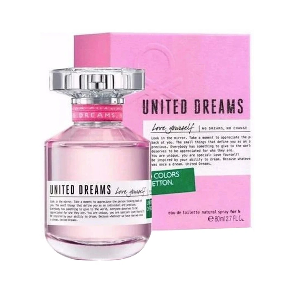 Perfume Benetton United Dreams Love Yourself EDT 80mL - Feminino