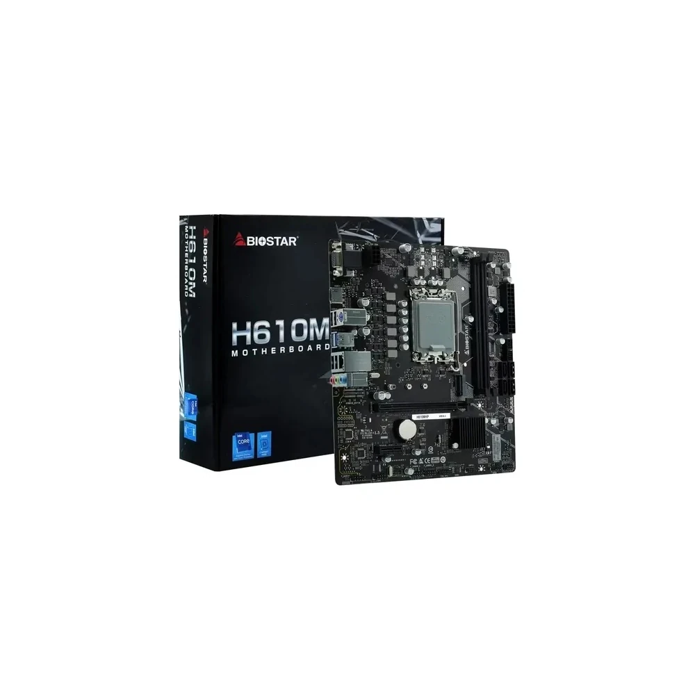 Placa Mãe Biostar H610MHP DDR4 Socket LGA 1700 Chipset Intel H610 Micro ATX