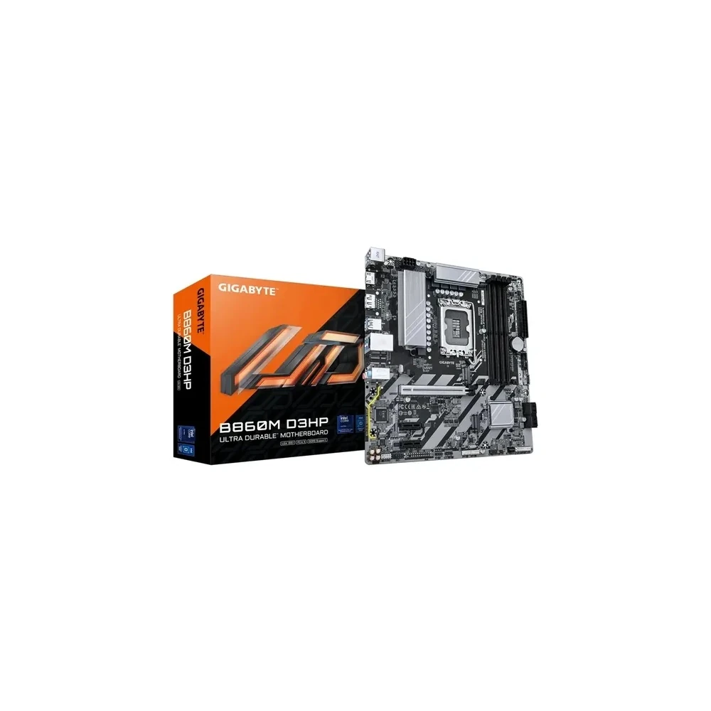 Placa Mãe Gigabyte B860M D3HP DDR5 Socket LGA 1851 Chipset Intel B860 Micro ATX