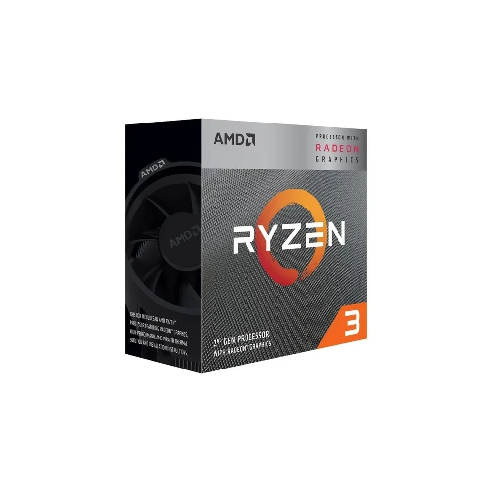 Processador AMD Ryzen 3 3200G, 3.6 GHz (4.0 GHz Turbo Máximo), Socket AM4, 6 MB, Caixa