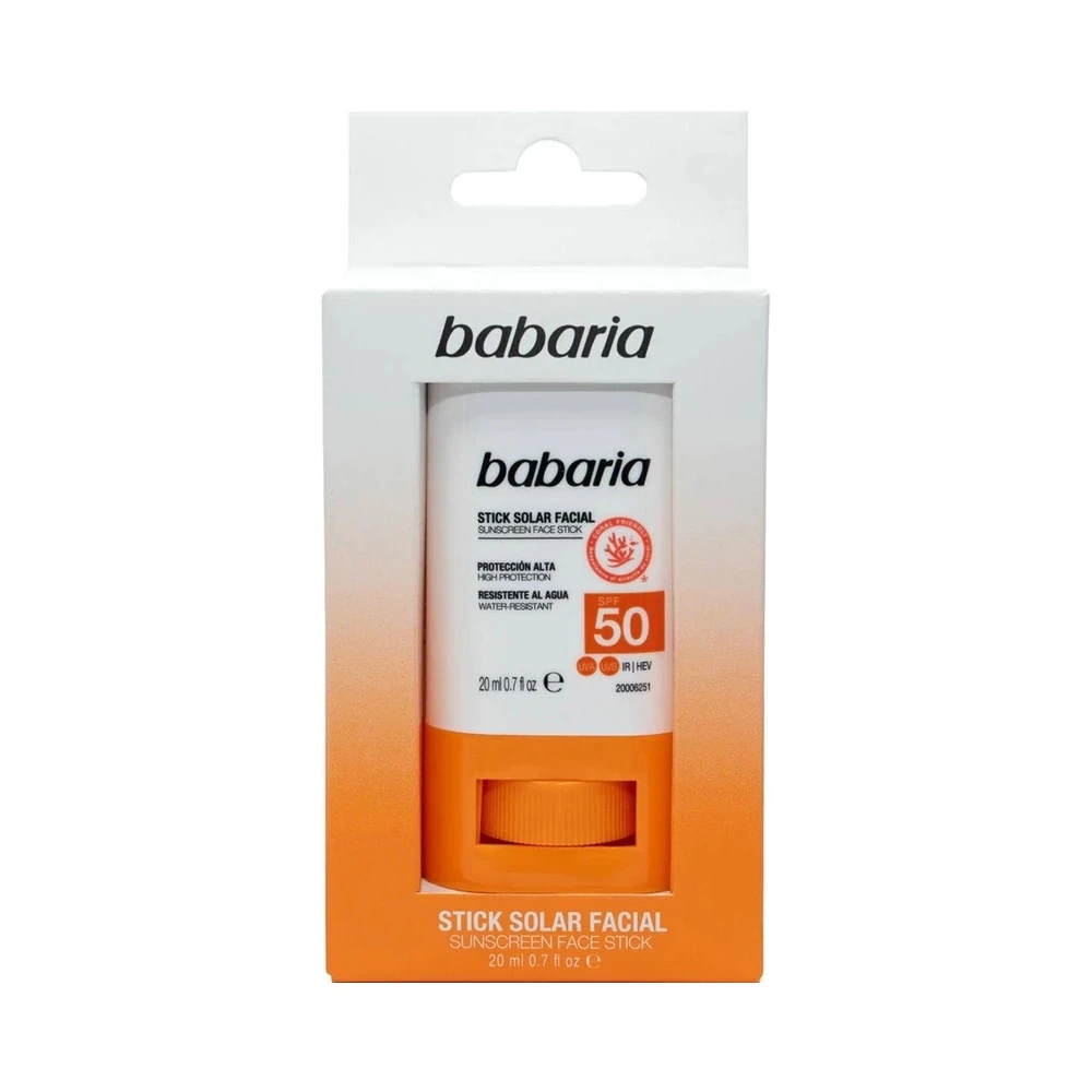 Protetor Solar Facial Babaria FPS 50 Stick - 20ml