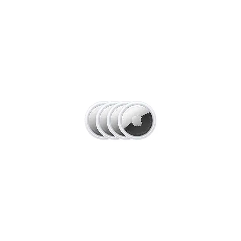 Kit com 4 Rastreadores Apple Airtag MX542LL/A Bluetooth - Branco / Prata