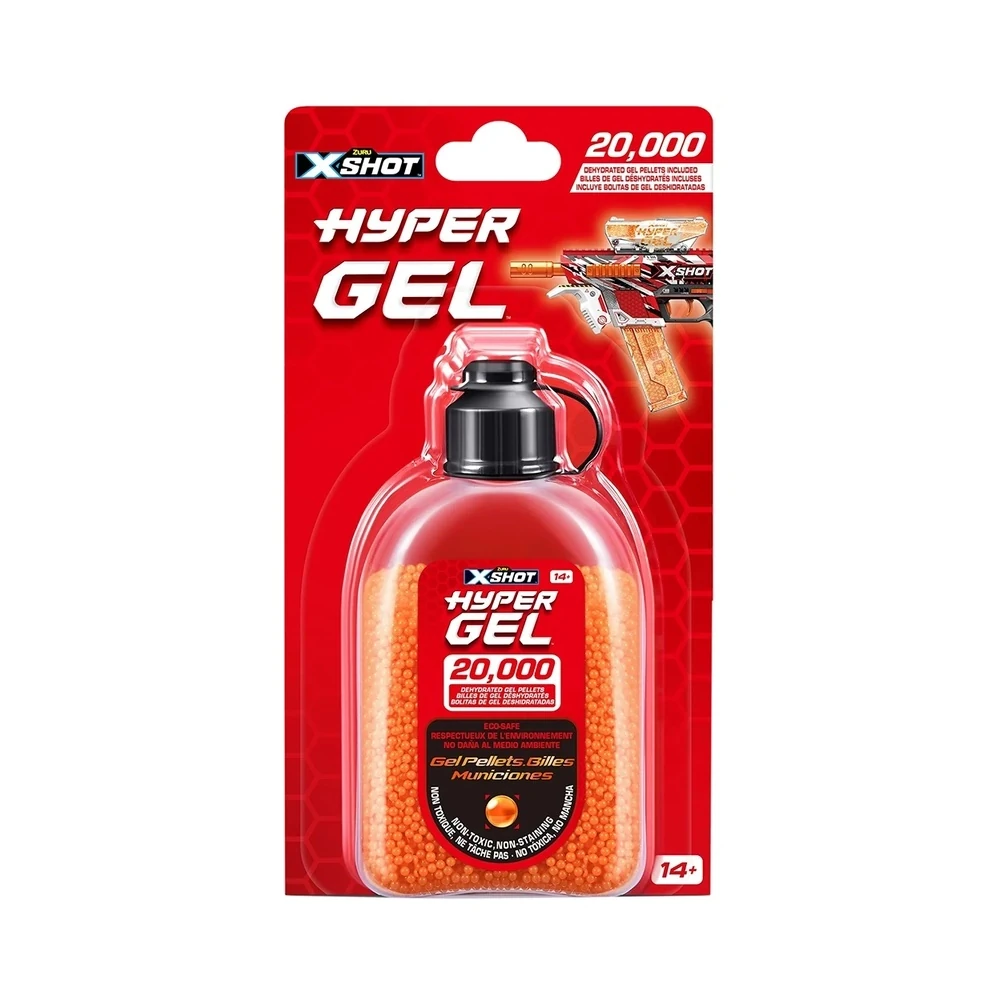 Refil X-Shot Zuru Hyper Gel 20000 Unidades