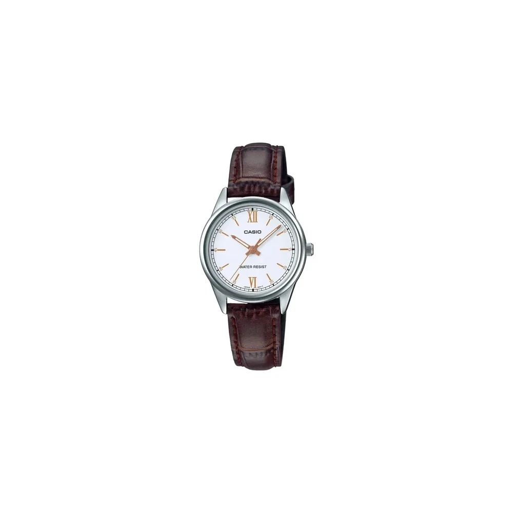 Relógio Casio Feminino Analógico LTP-V005L-7B3UDF Marrom