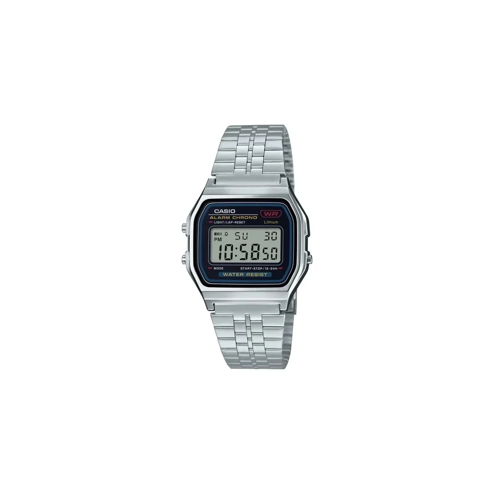 Relógio Casio Feminino Digital A159WA N1DF Prateado