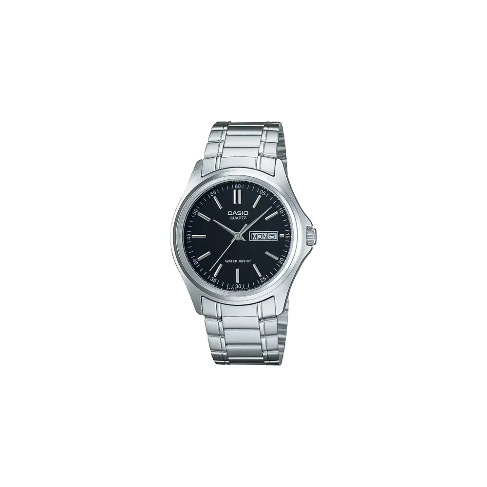 Relógio Casio MTP-1239D-1ADF Analógico Masculino - Prata/Preto