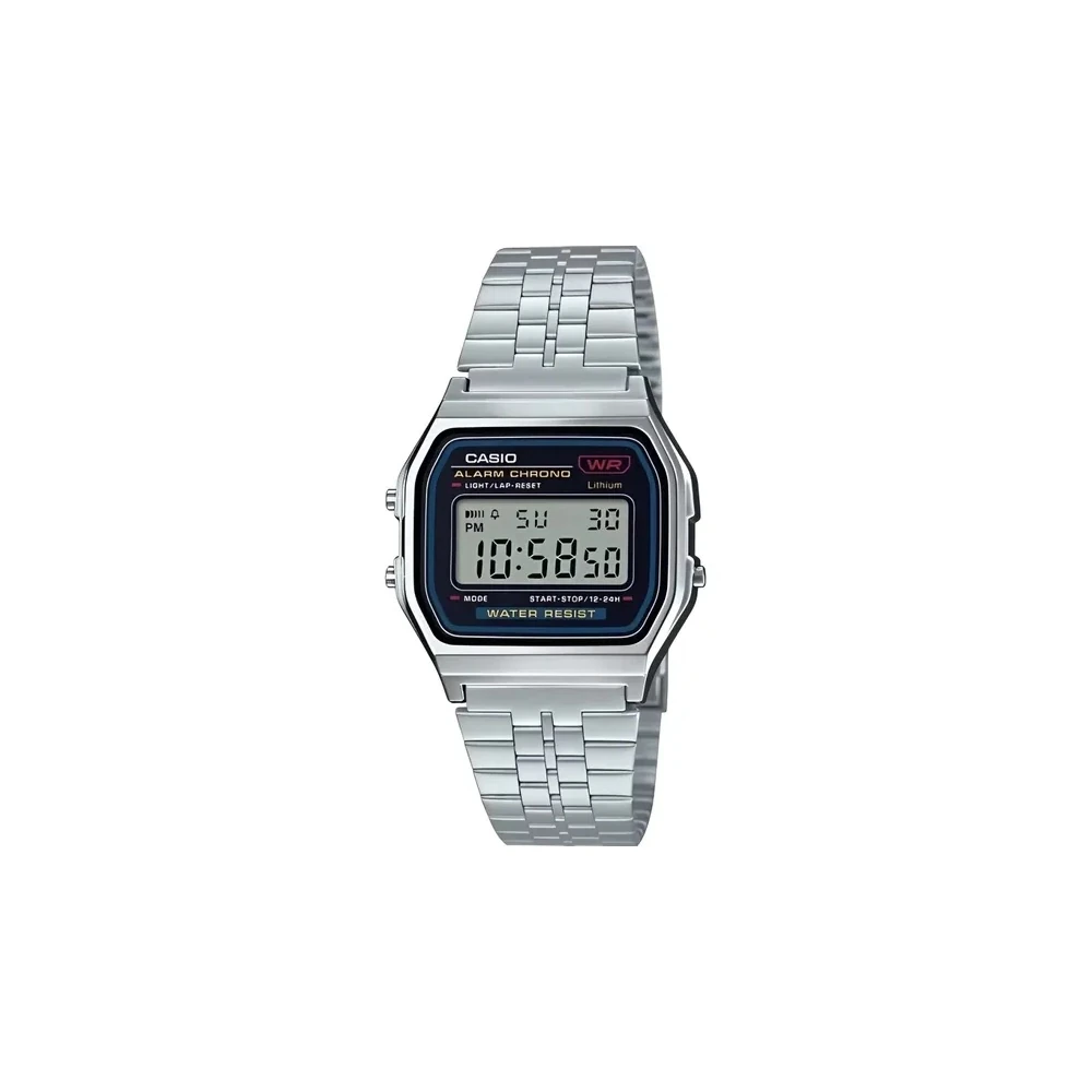 Relógio Casio Vintage A159W-N1DF Digital Unissex - Prata