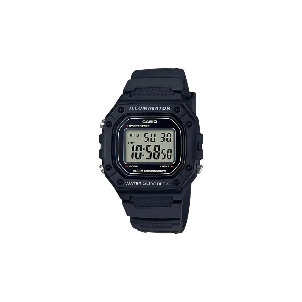 Relógio Casio W-218H-1AVDF Unissex - Preto