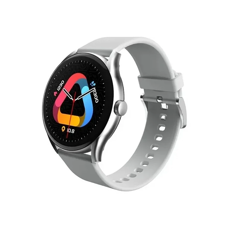 Relógio QCY Watch GT WA23S8A com Bluetooth - Cinza Gelo