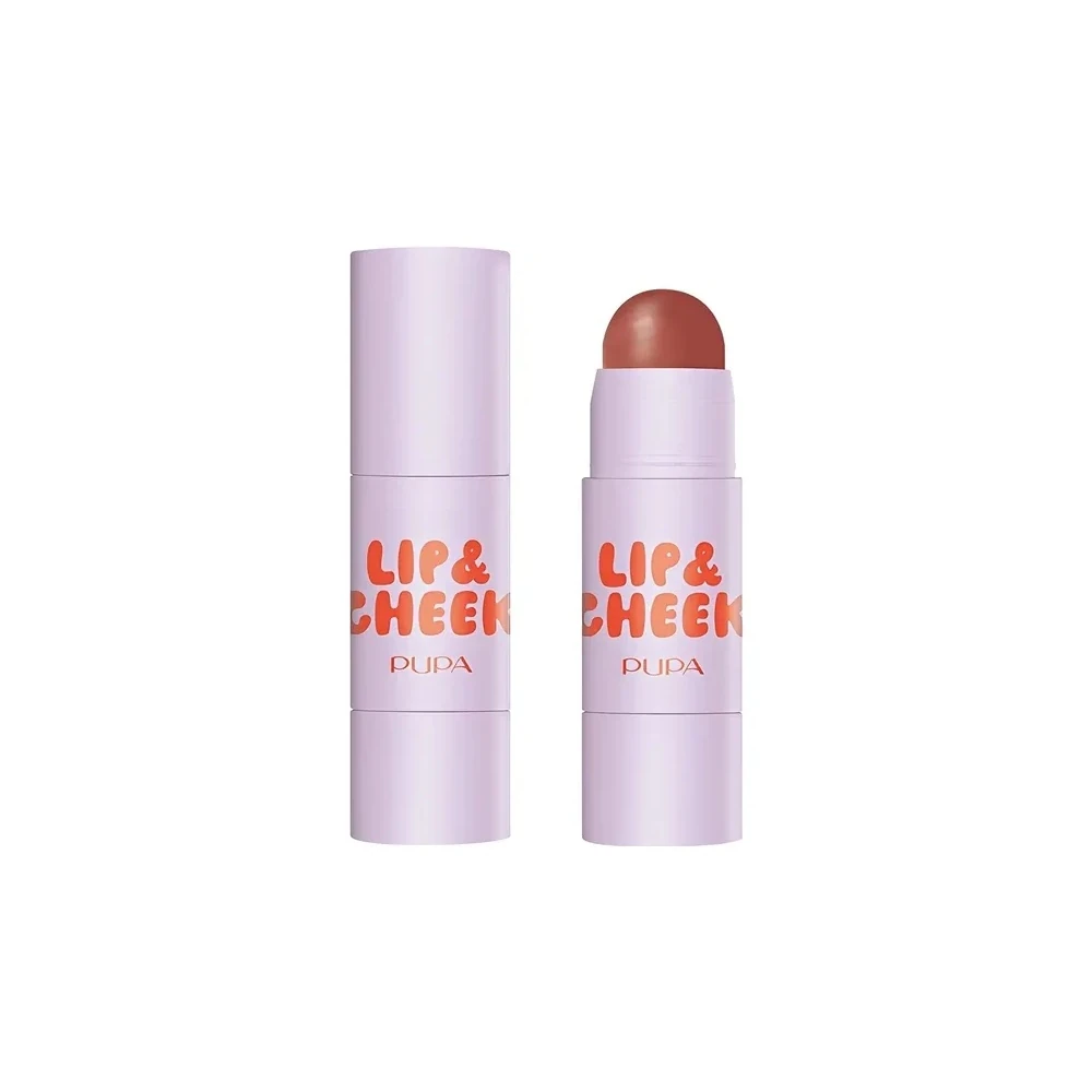 Blush e Batom em Bastão Pupa Milano Grwstick Lip & Cheek 2 Em 1 – 001 Hot Cookie
