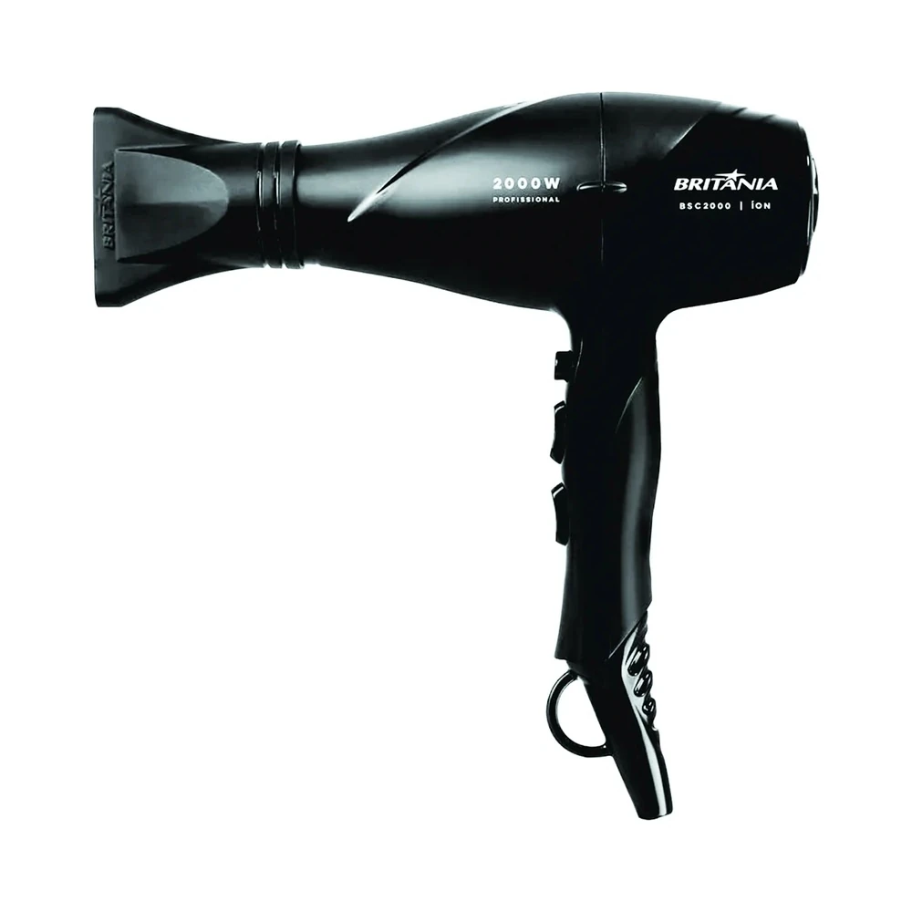 Secador de Cabelo Britânia BSC2000 2000W 220V 60Hz - Preto