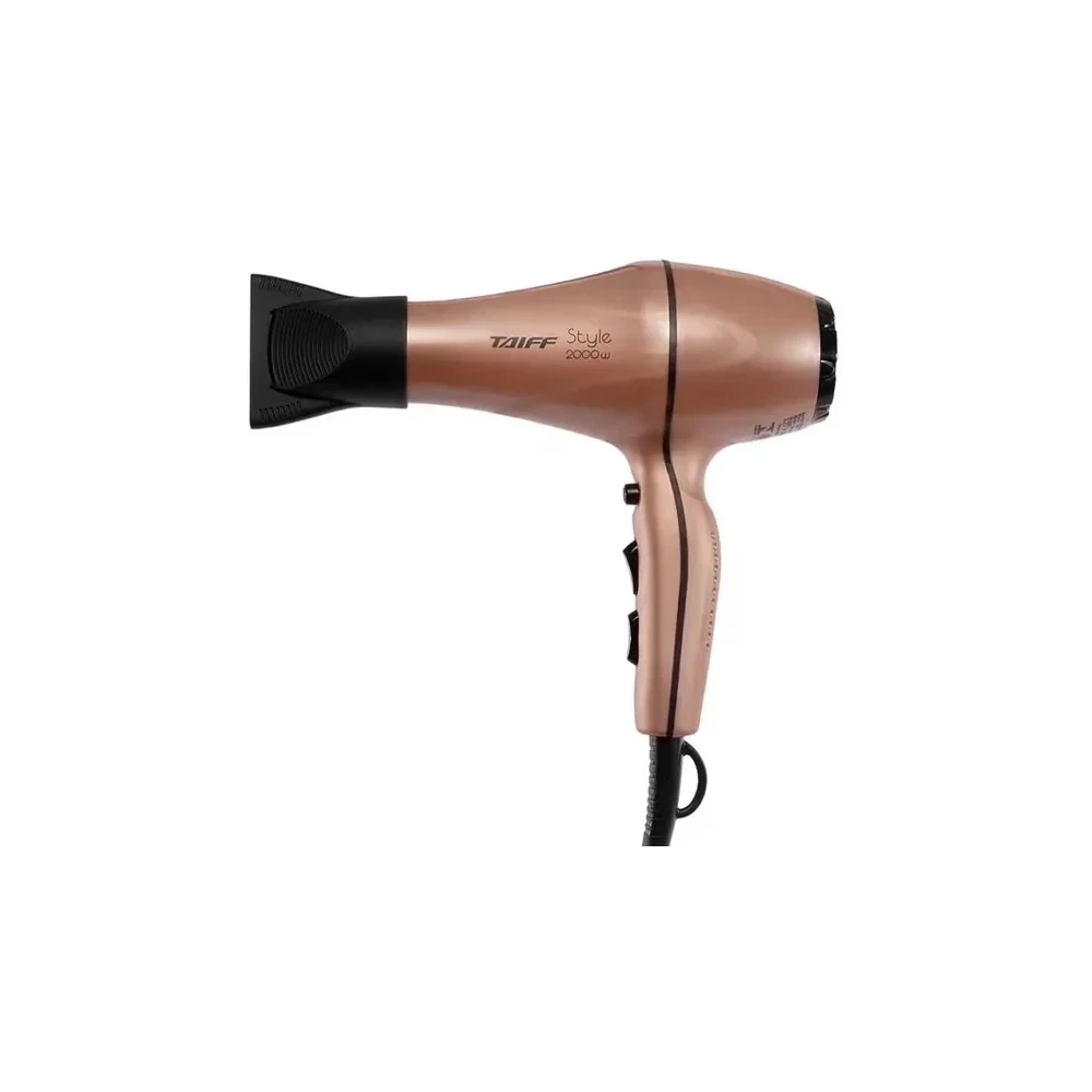 Secador de Cabelo Taiff Style SECU20 2.000 Watts 220 - 230 V ~ 50/60 Hz - Cobre Rosa