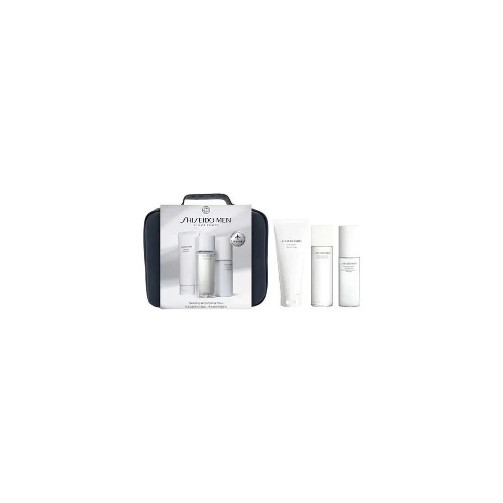 Kit Shiseido Men Hidratante e Energizante Ritual 3 Peças