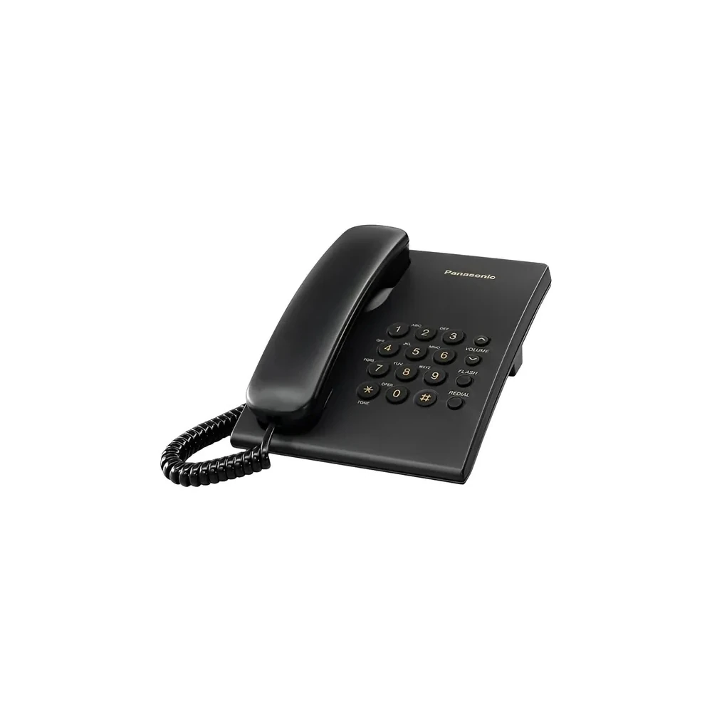 Telefone com Fio Panasonic KX-TS500 - Preto
