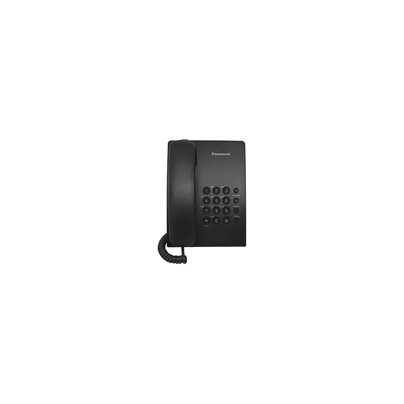 Telefone Panasonic KX-TS500LX1B com Fio - Preto