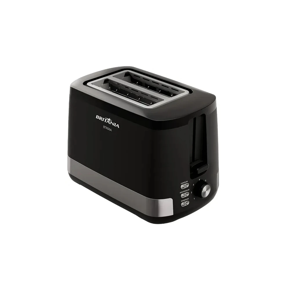 Torradeira Britânia BTR06A - 800W - 220V - Preto