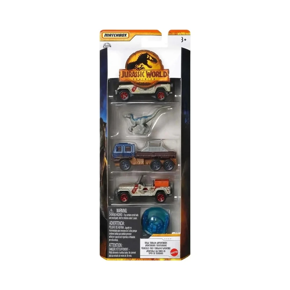 Caixa de Aventuras Total Terrain Jurassic World Mattel - HBH81