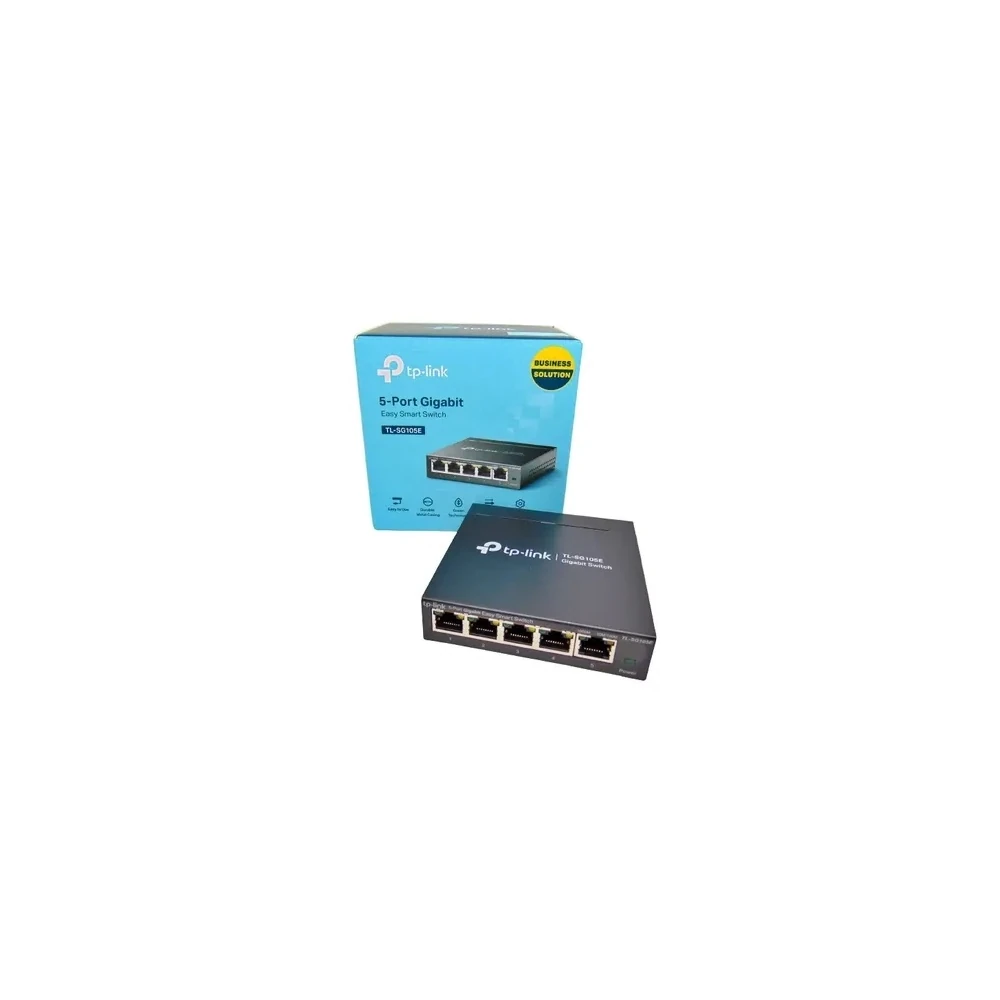 Hub Switch TP-Link 5 Portas TL-SG105E Switch Easy Smart Gigabit
