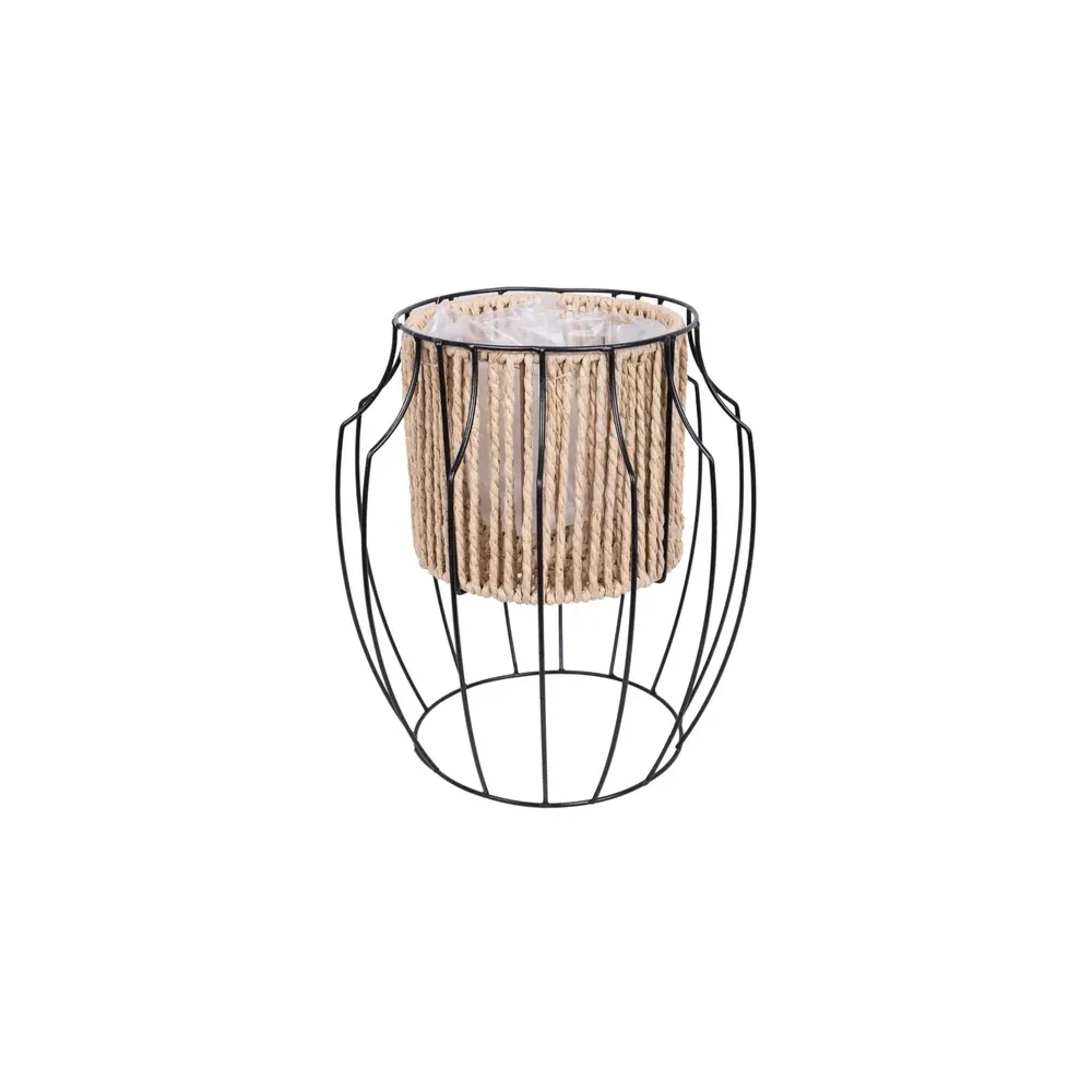 Vaso com Suporte de Metal 19.5X30.5CM