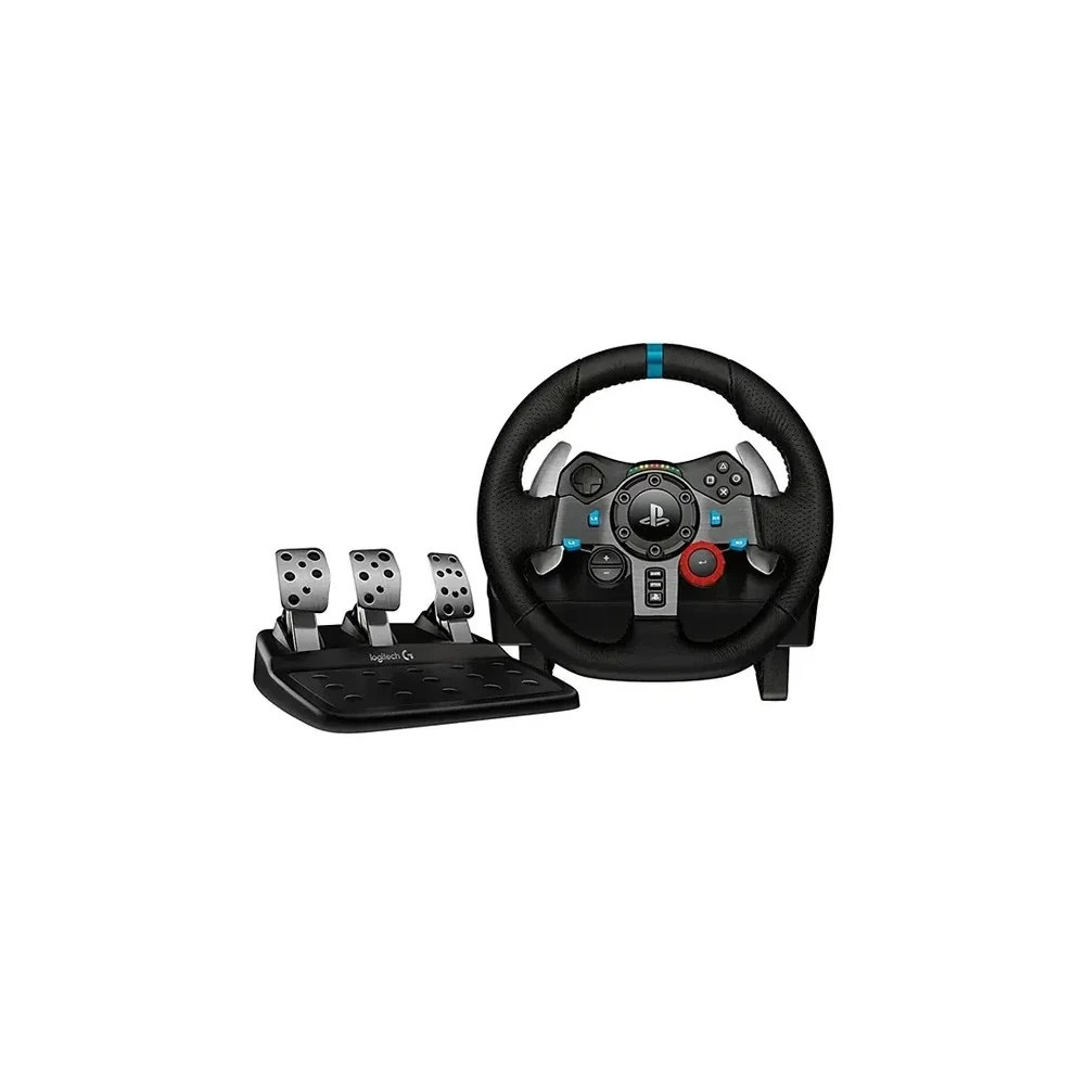 Volante Logitech Driving Force G29 941000111PD para PlayStation/PC Bivolt - Preto