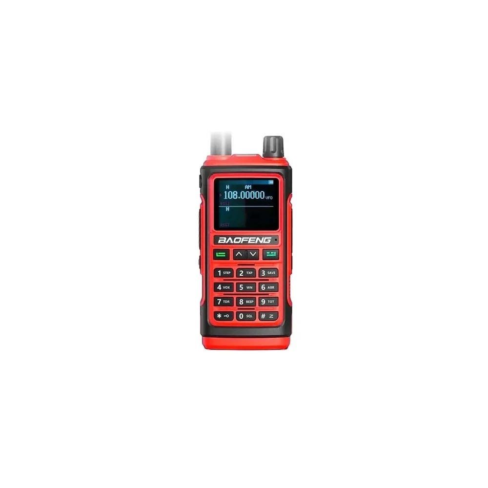 Rádio Walkie Talkie Ie Baoefng UV-17M 15KM 999 Canais Vermelho